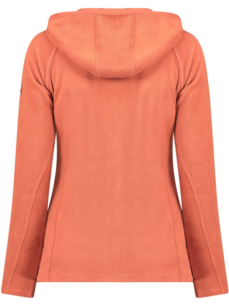 Veste micro-polaire à capuche tugoodeak – canadian peak Terracotta - Kiabi