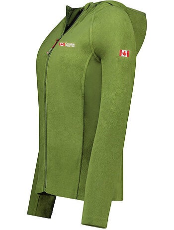 Veste micro-polaire à capuche tugoodeak – canadian peak
