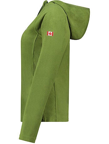 Veste micro-polaire à capuche tugoodeak – canadian peak