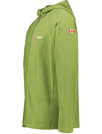 Veste micro-polaire à capuche tugoodeak – canadian peak