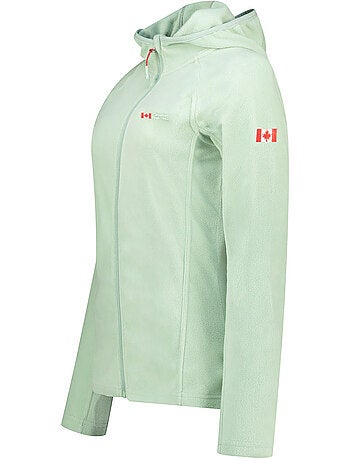 Veste micro-polaire à capuche tugoodeak – canadian peak