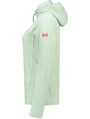 Veste micro-polaire à capuche tugoodeak – canadian peak