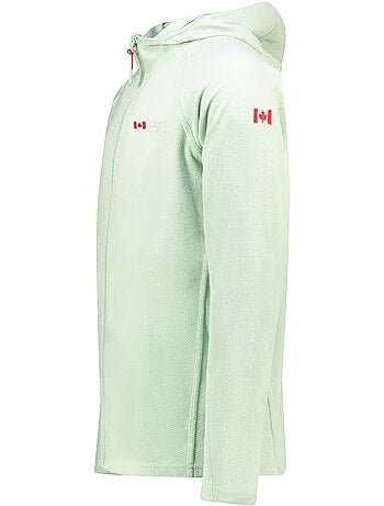 Veste micro-polaire à capuche tugoodeak – canadian peak