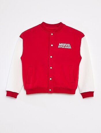Veste molletonnée bicolore 'Spiderman'