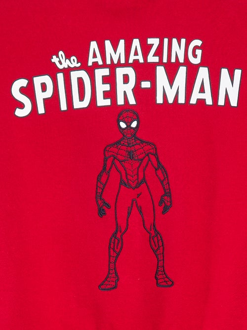 Veste molletonnée bicolore 'Spiderman' - Kiabi