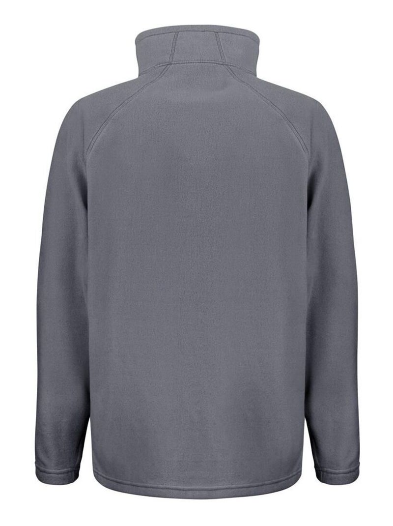 Veste molletonnée core mens micron anti pill jacket - result Gris foncé - Kiabi