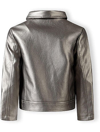 Veste motard motif/style uni - minoti