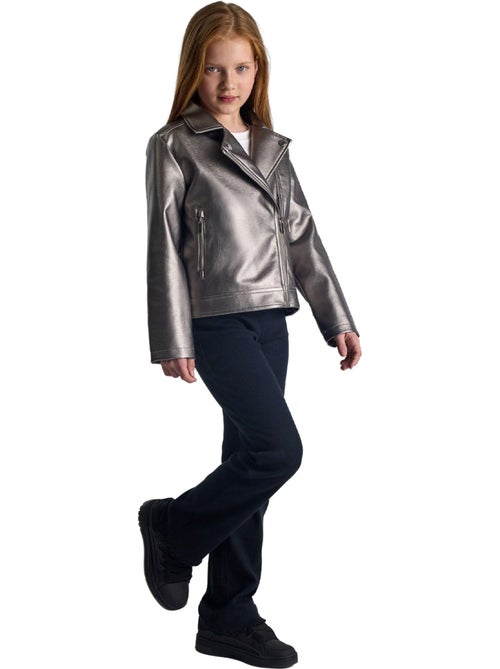 Veste motard motif/style uni - minoti - Kiabi