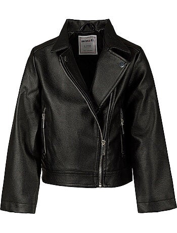 Veste motard motif/style uni - minoti
