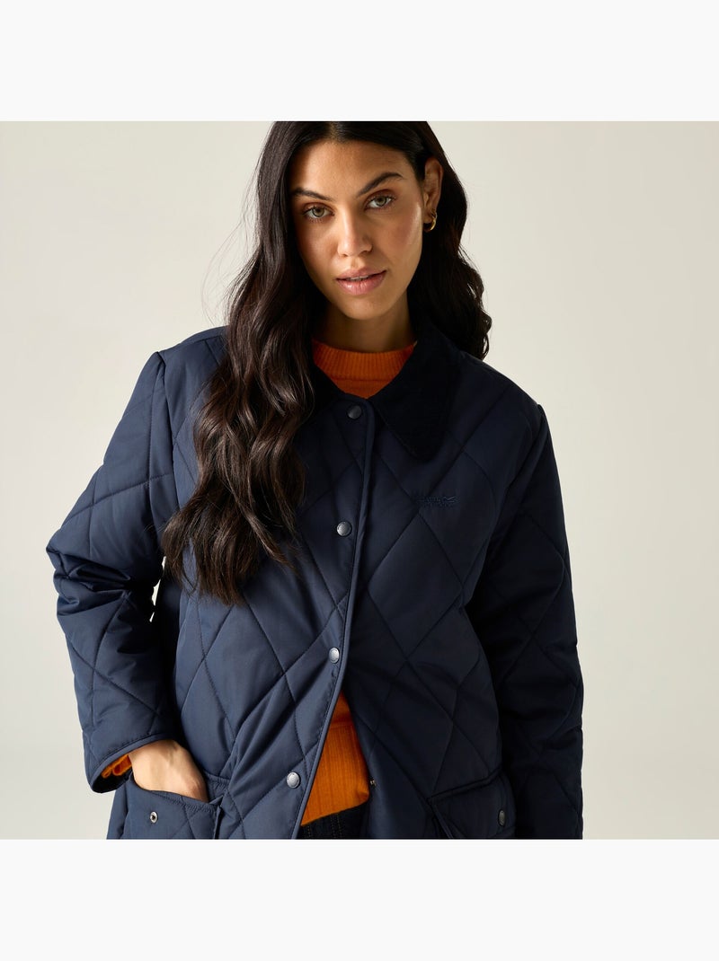 Veste motif/style éclipse orla kiely - regatta Bleu marine - Kiabi