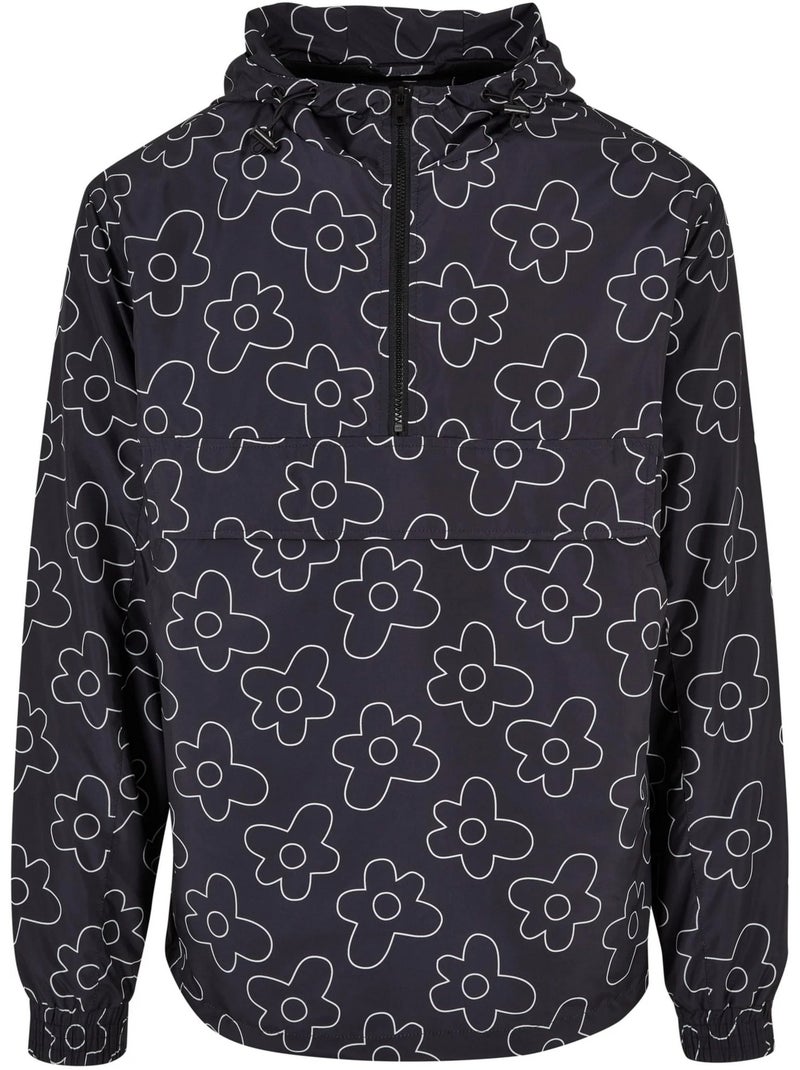 Veste motif/style fleur - urban classics Noir - Kiabi