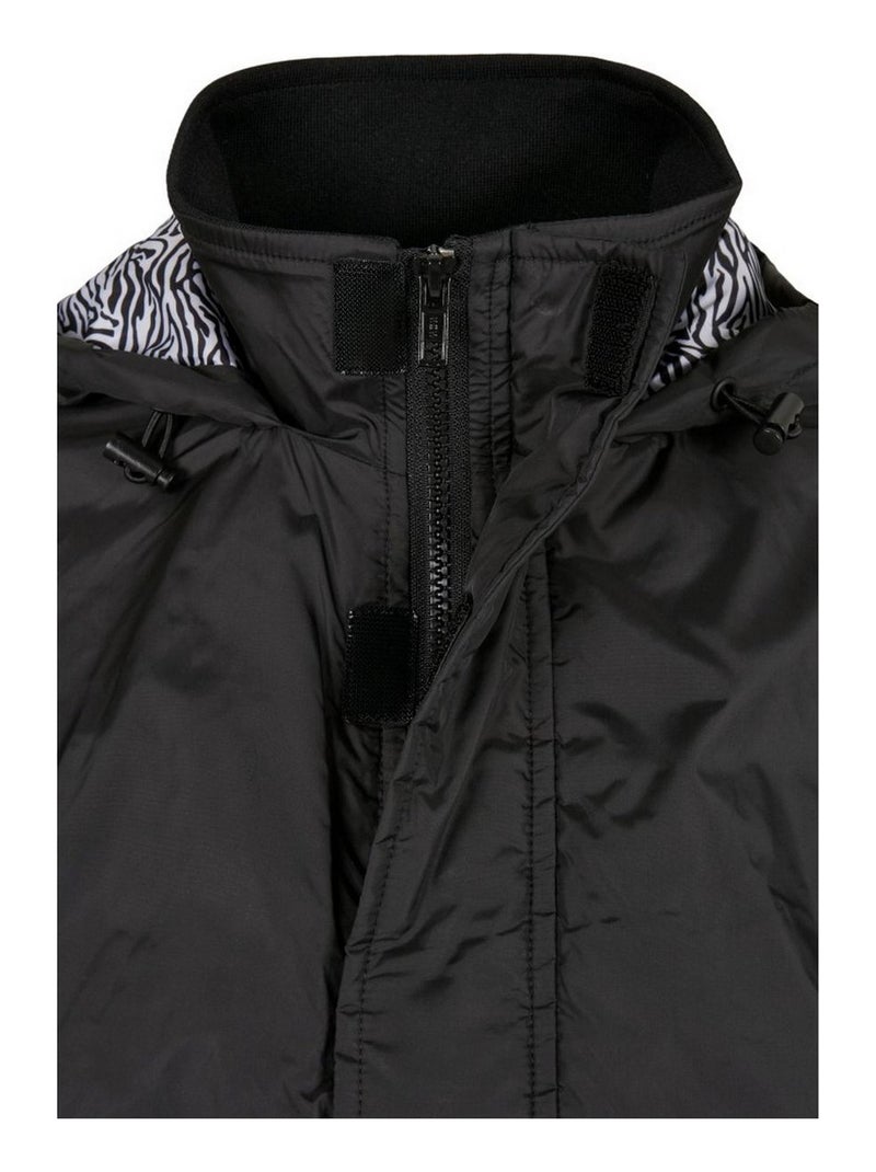 Veste motif/style imprimé zèbre - urban classics Noir - Kiabi