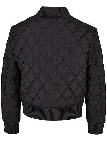 Veste motif/style matelassage en losanges - urban classics