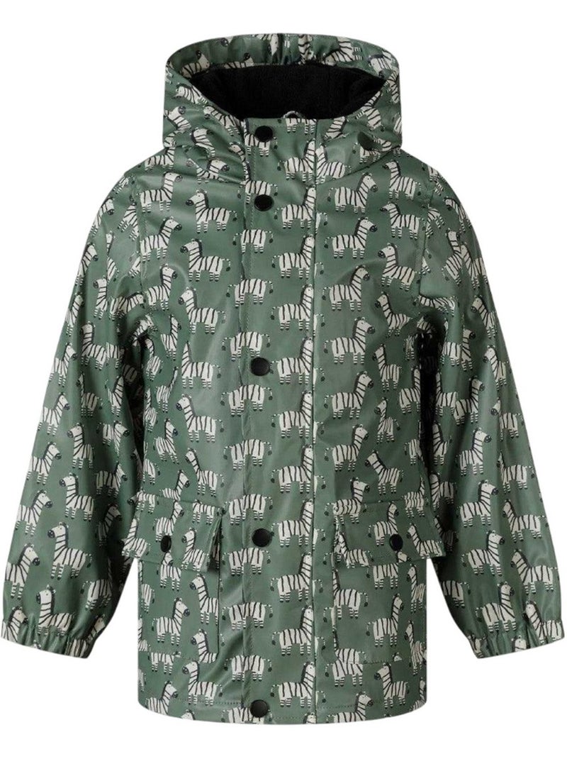 Veste motif/style zèbre - minoti Vert - Kiabi