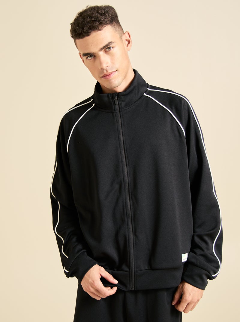 Veste multi-sport zippée - (ekstract) Noir - Kiabi