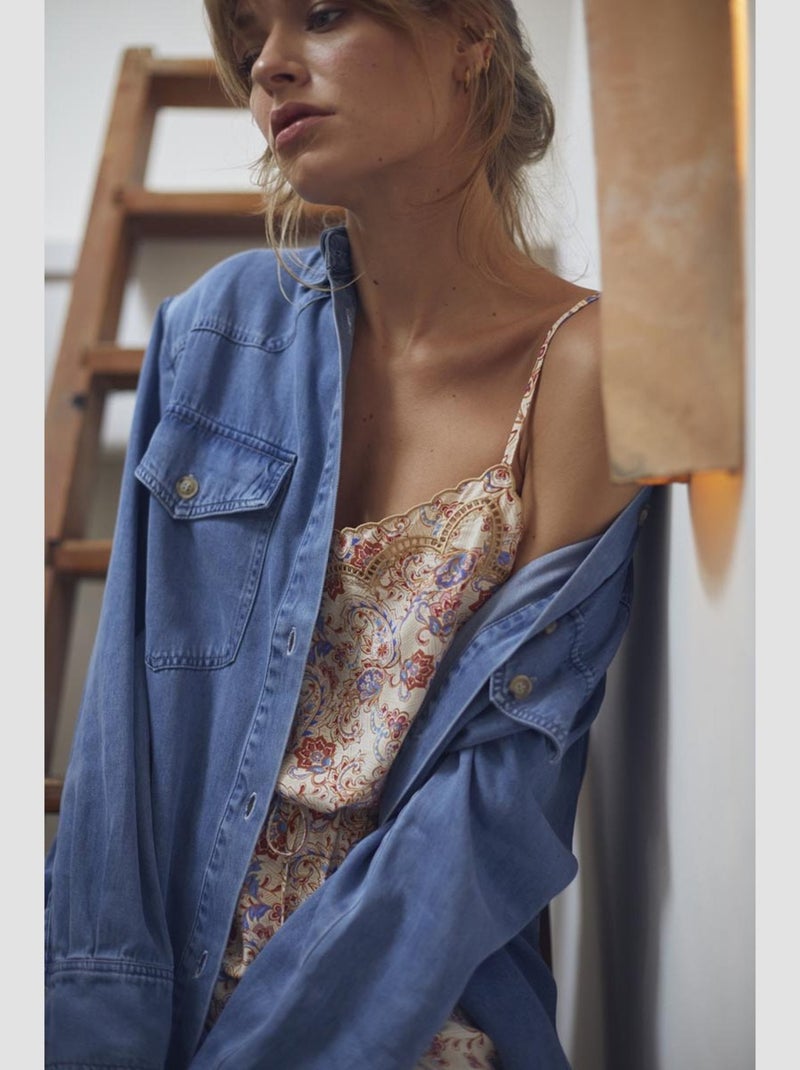 Veste NEJA 'Le Temps Des Cerises' Bleu - Kiabi