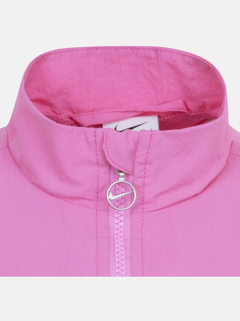 Veste Nike col montant Rose - Kiabi