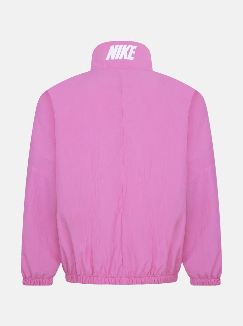 Veste Nike col montant Rose - Kiabi