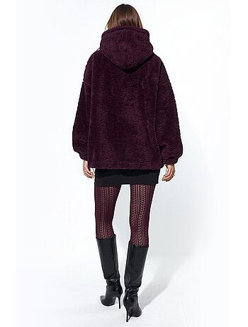 Veste oversize à capuche texturée hiccup