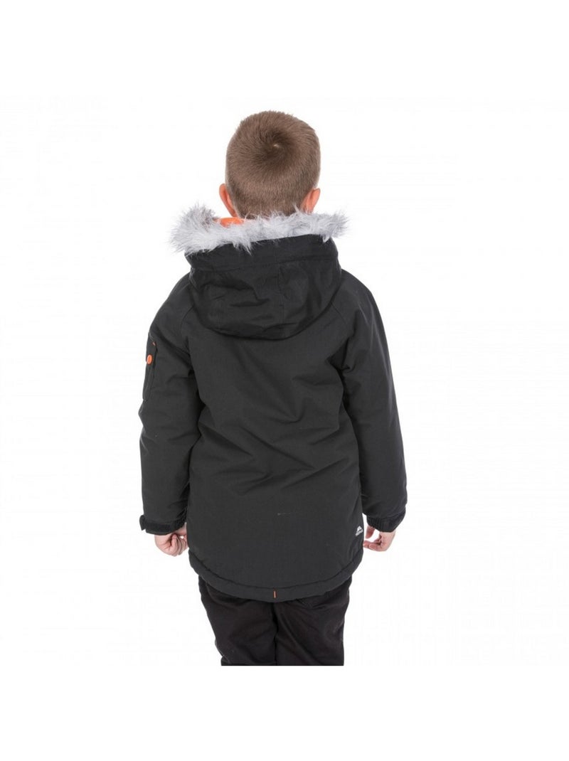 Veste parka holsey - trespass Noir - Kiabi