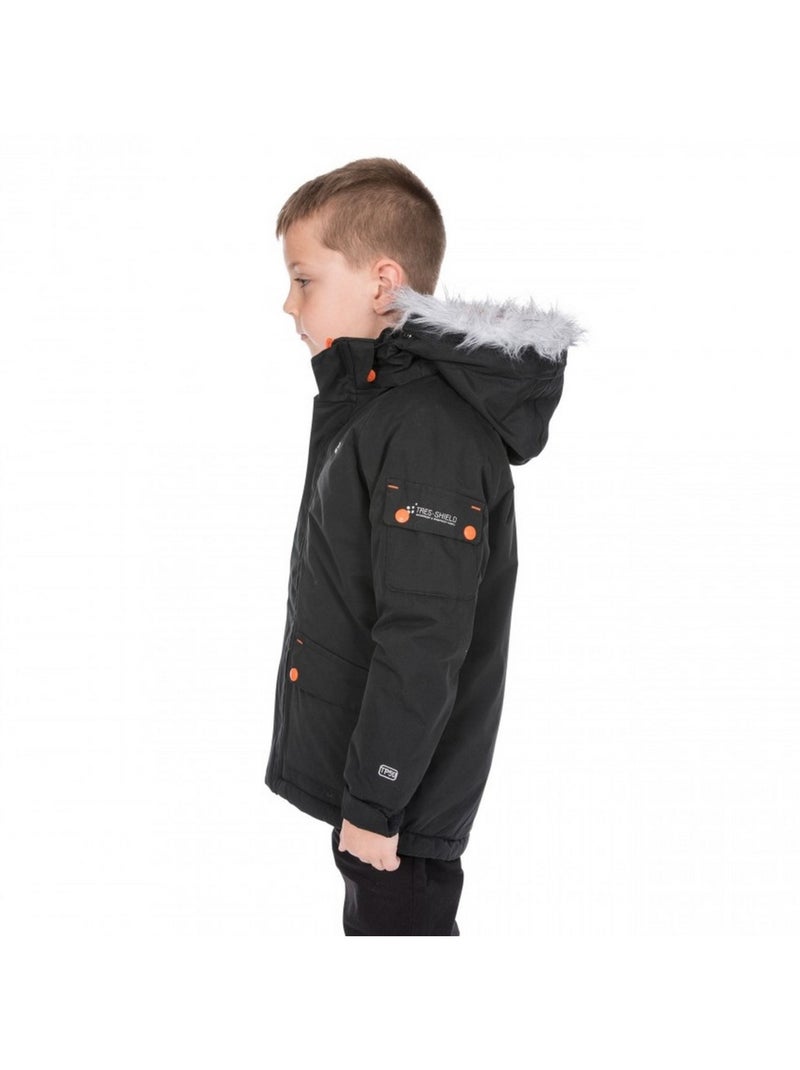 Veste parka holsey - trespass Noir - Kiabi