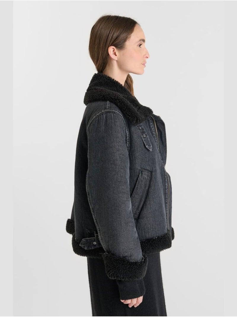 Veste PERTH 'Le Temps Des Cerises' Noir - Kiabi