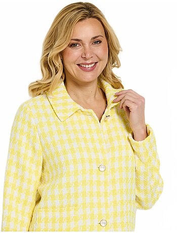 Veste pied de poule courte - Afibel