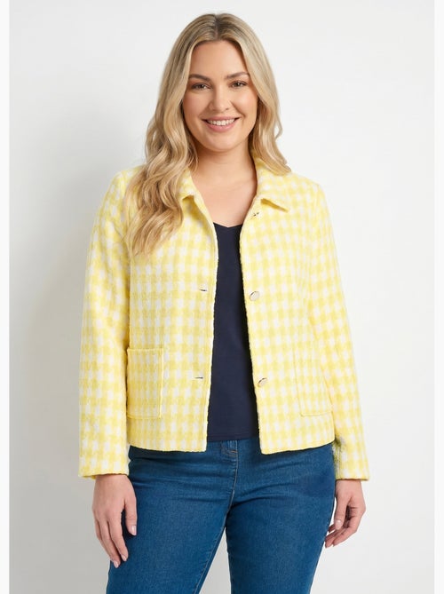 Veste pied de poule courte - Afibel - Kiabi