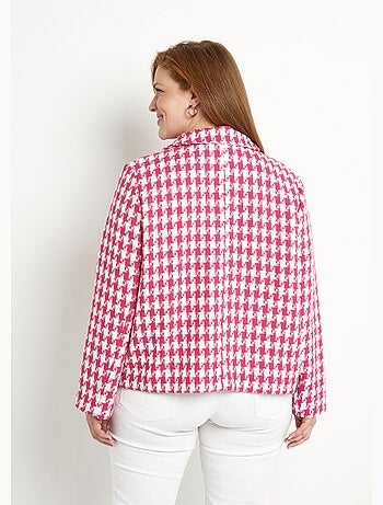 Veste pied de poule courte - Afibel