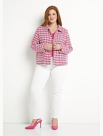 Veste pied de poule courte - Afibel