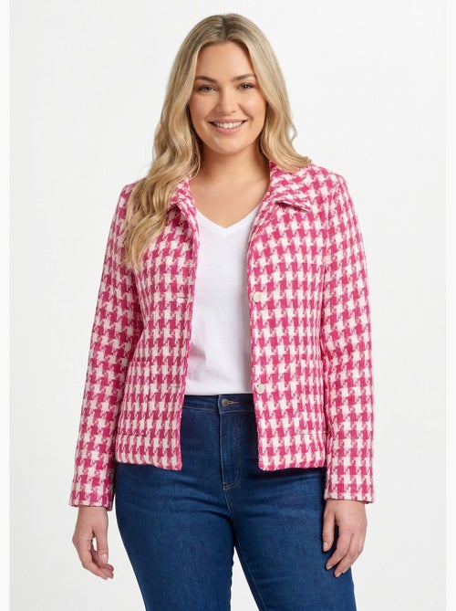 Veste pied de poule courte - Afibel - Kiabi
