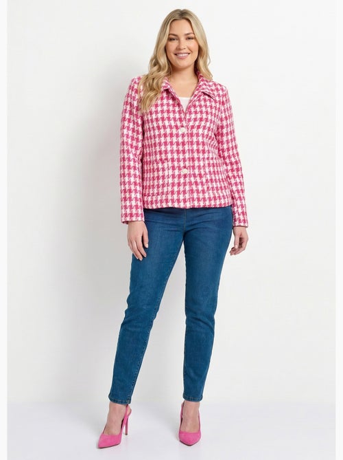 Veste pied de poule courte - Afibel - Kiabi