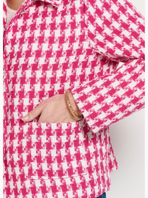 Veste pied de poule courte - Afibel - Kiabi