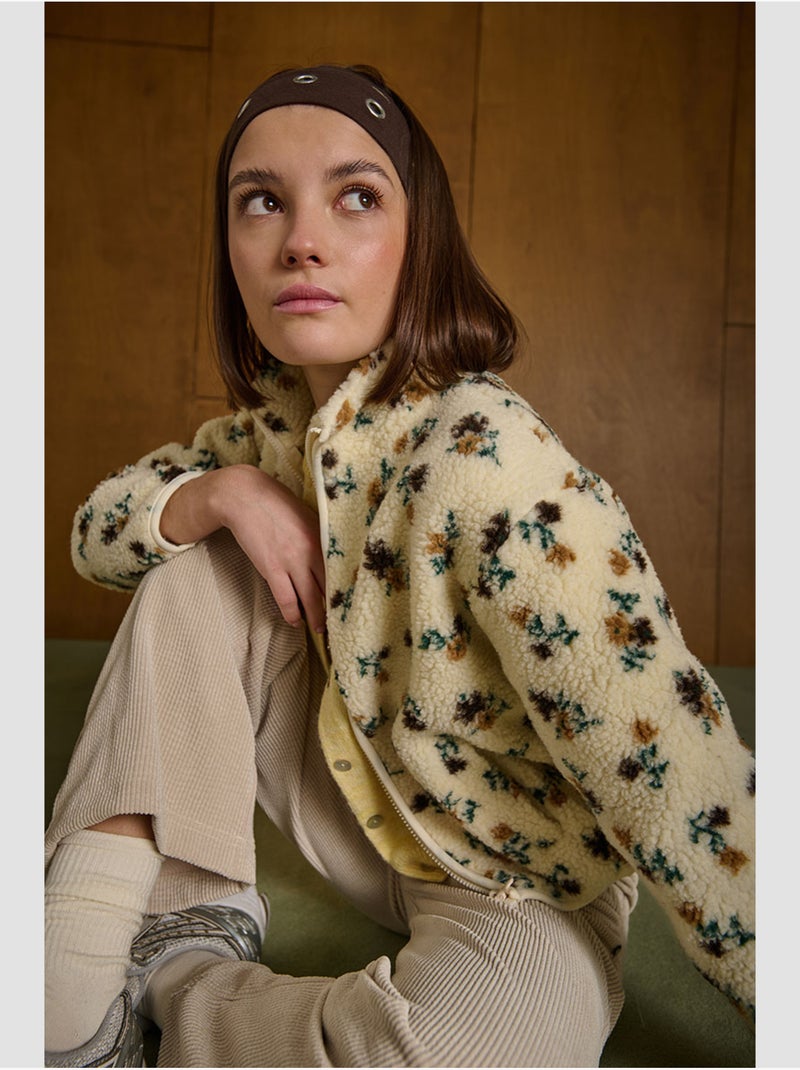 Veste poemagi 'le temps des cerises' Blanc - Kiabi