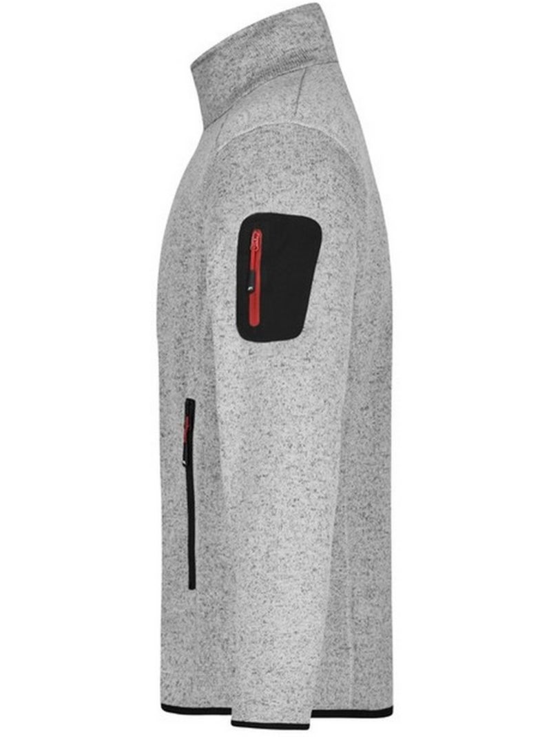 Veste polaire - james and nicholson Bleu gris - Kiabi
