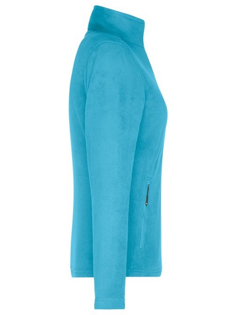 Veste polaire - james and nicholson Bleu marine/Turquoise - Kiabi