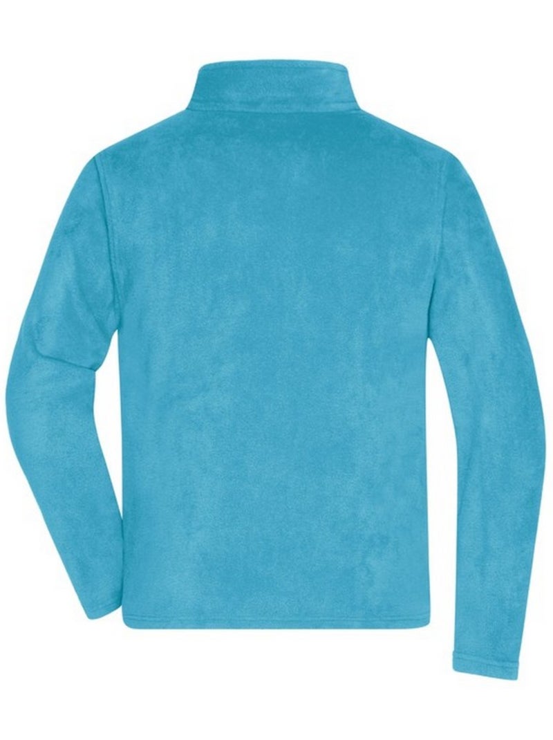 Veste polaire - james and nicholson Bleu marine/Turquoise - Kiabi