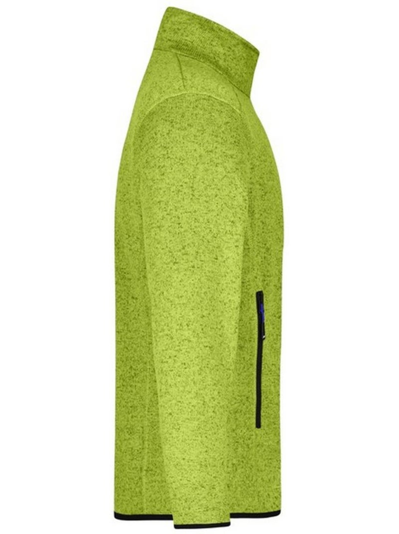 Veste polaire - james and nicholson Bleu Vert - Kiabi