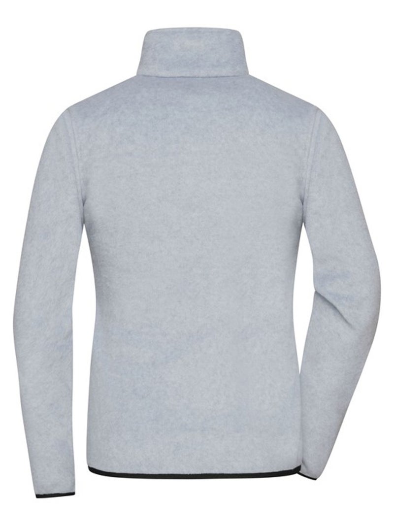 Veste polaire - james and nicholson Gris clair - Kiabi