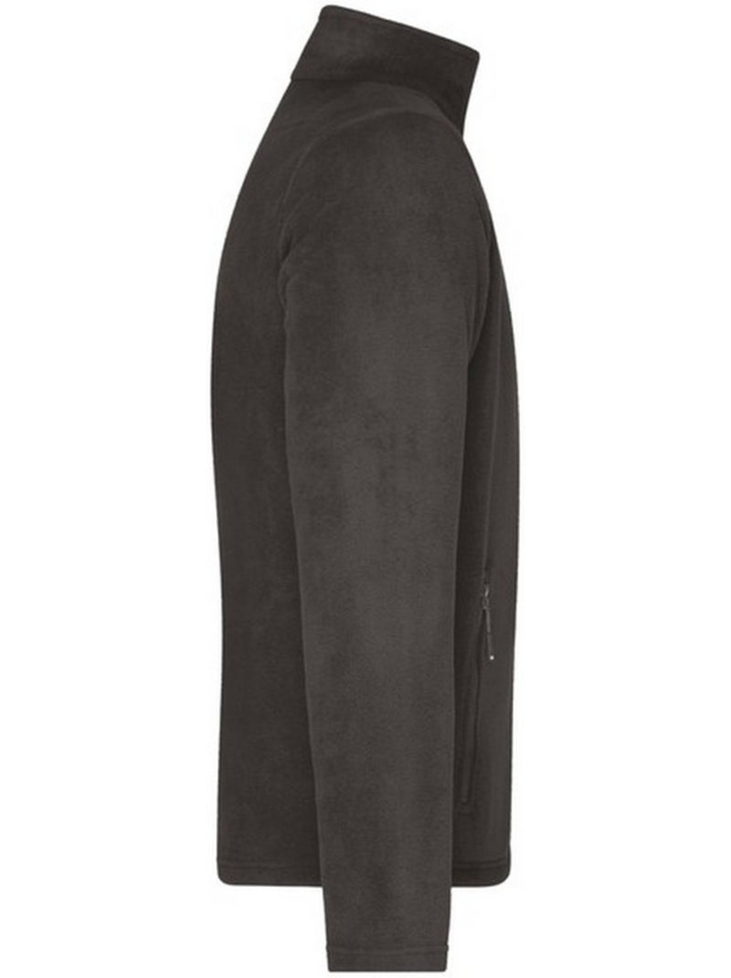Veste polaire - james and nicholson Gris foncé - Kiabi