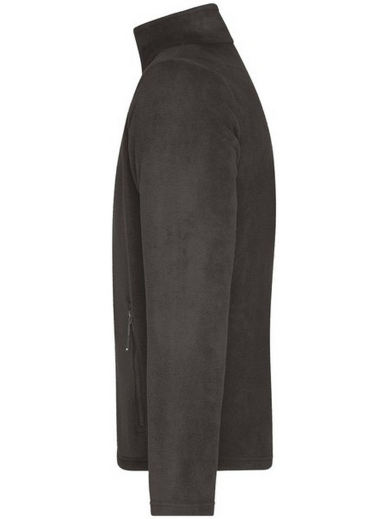 Veste polaire - james and nicholson Gris foncé - Kiabi