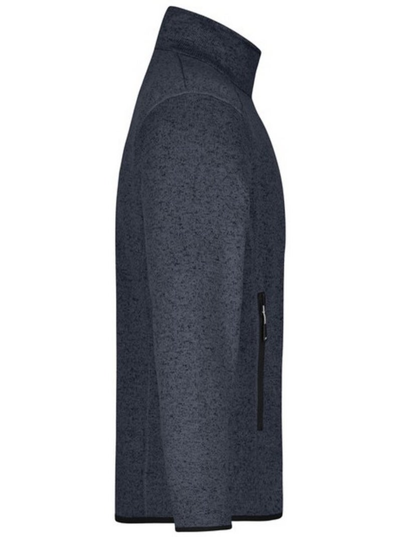 Veste polaire - james and nicholson Gris - Kiabi