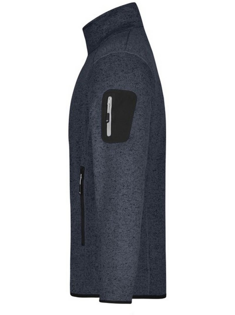 Veste polaire - james and nicholson Gris - Kiabi