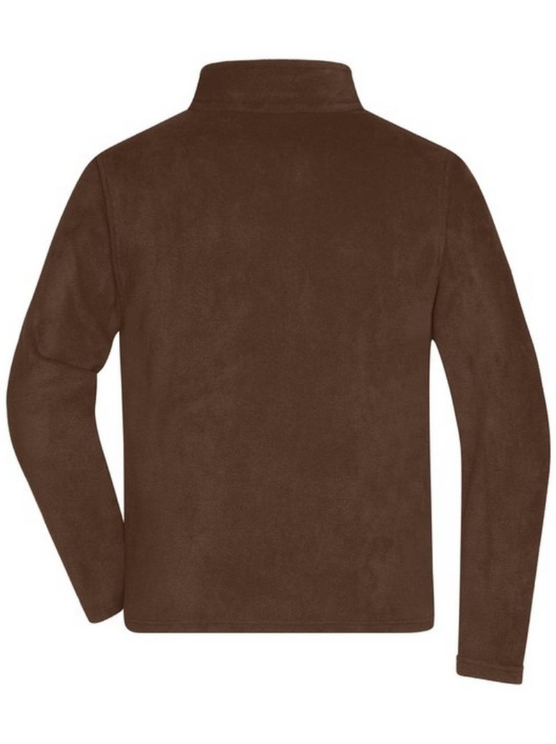 Veste polaire - james and nicholson Marron - Kiabi