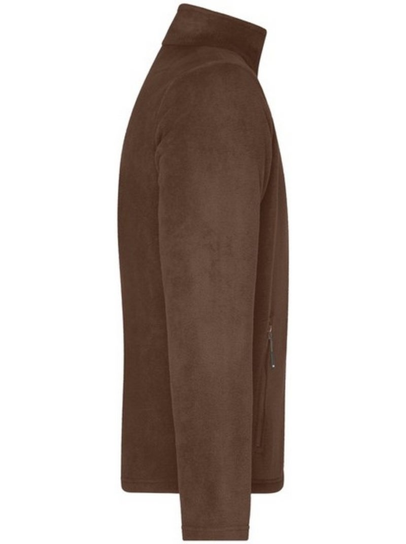 Veste polaire - james and nicholson Marron - Kiabi