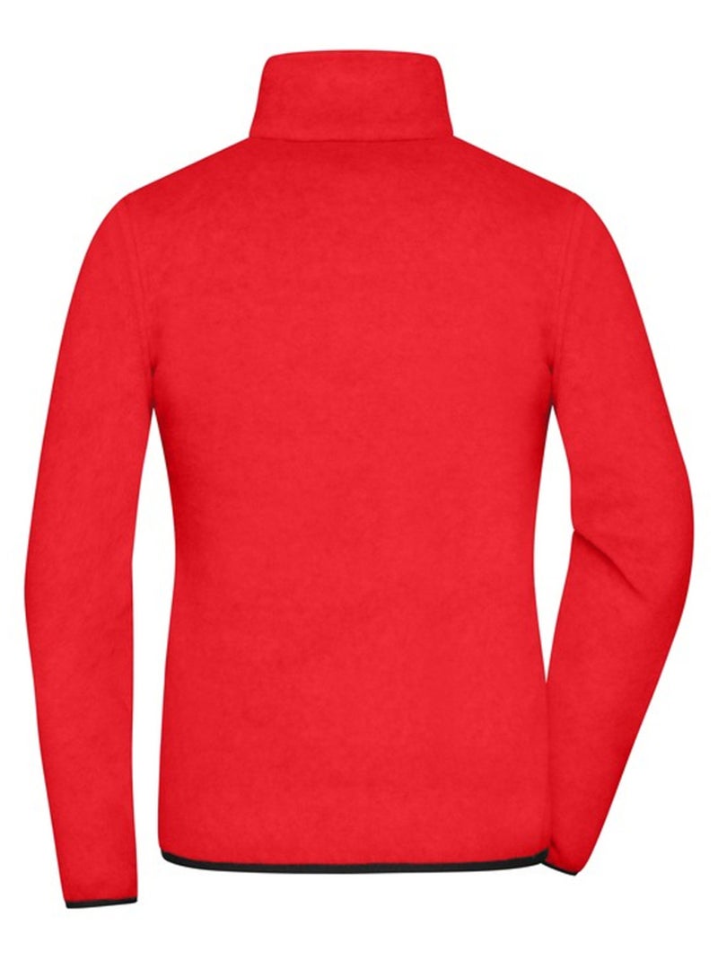 Veste polaire - james and nicholson Rouge brique - Kiabi