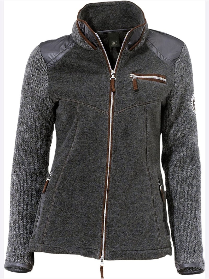 Veste polaire - taille standard - helline Gris - Kiabi
