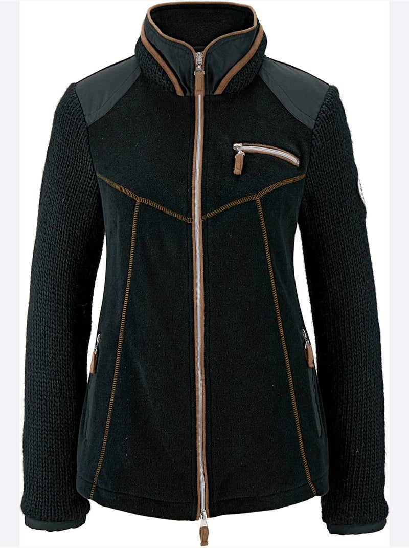 Veste polaire - taille standard - helline Noir - Kiabi