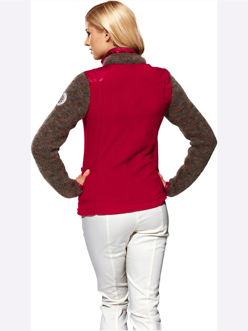 Veste polaire - taille standard - helline Rouge - Kiabi