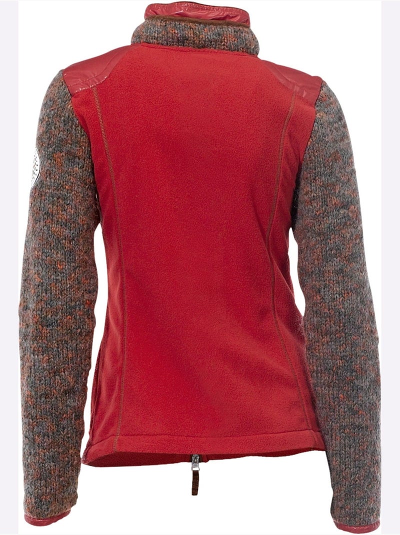 Veste polaire - taille standard - helline Rouge - Kiabi